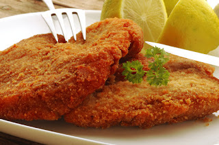 breaded veal cutlet