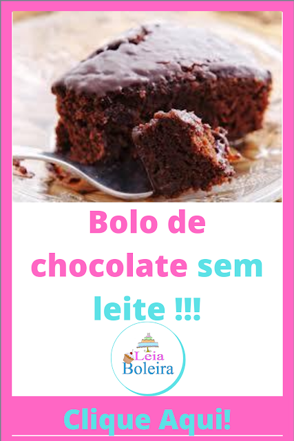 Bolo de chocolate sem leite / Receita simples