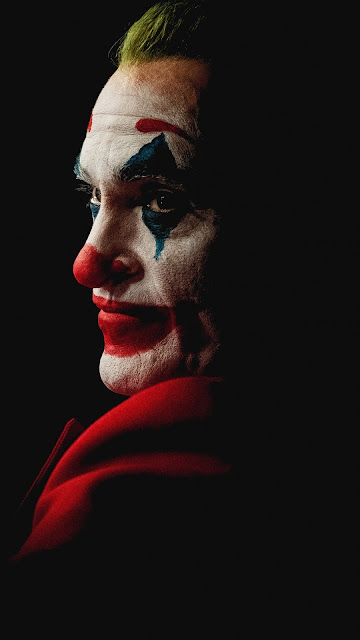 Joker, Joaquin Phoenix, Movie 2019, Black background,