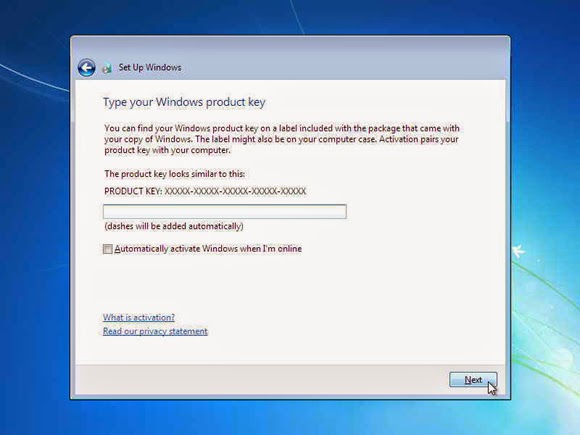 Cara Install Windows 7 Lengkap Dengan Gambar