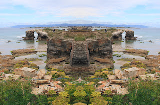 simetría, efecto espejo, surreal, surrealismo, surrealista, abstracto, original,  panorama,panoramico,