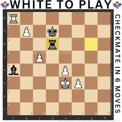 Improve Your Chess Game with Checkmate Puzzle: White to Play and checkmate Black in 6-Moves