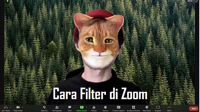 Cara Filter di Zoom