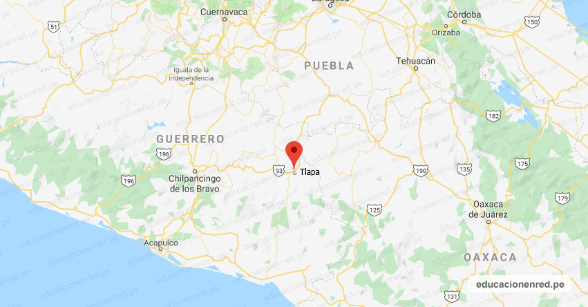 Temblor en México de Magnitud 4.2 (Hoy Lunes 19 Agosto 2019) Sismo - Epicentro - Tlapa de Comonfort - Guerrero - GRO. - SSN - www.ssn.unam.mx