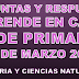 Preguntas y Respuestas Aprende en Casa 5° Primaria 23 de Marzo (HISTORIA Y CIENCIAS NATURALES)