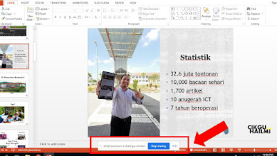 SHARE SCREEN Anda Untuk Present