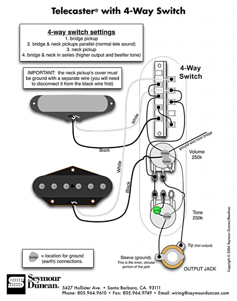 Telecaster Wiring Diagram Series