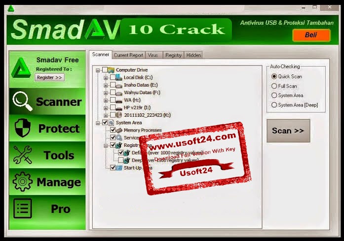 SmadAV 10 + Serial Key + Crack Latest/Terbaru 2015 Full Version Free ...