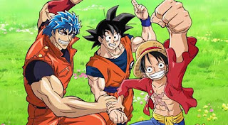 Crossover Toriko, Goku, Luffy