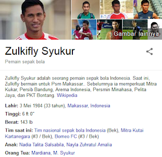  tapi penampilannya bersama PSM Makassar dikala ini cukup menciptakan kita tercengang Zulkifli Syukur