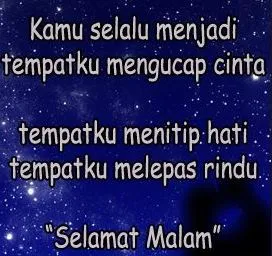 Ucapan Selamat Malam