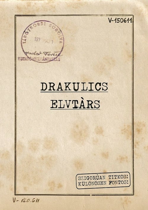 [HD] Drakulics Elvtárs 2019 Ver Online Subtitulada