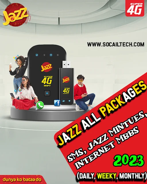 jazz internet packages 2024