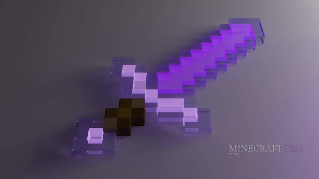 Download Wallpaper Minecraft Sword, Hd, 4k Images.