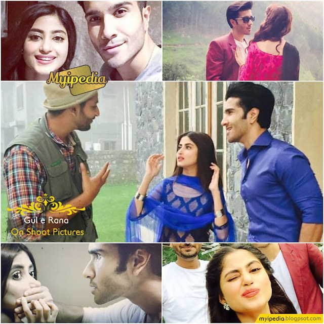 Sajal Ali & Feroze Khan pictures of Gul e Rana  Hum TV