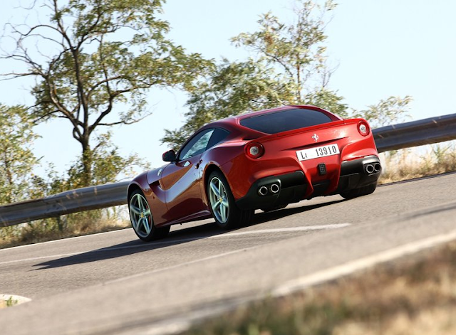 2013 Ferrari F12 Berlinetta - Rear Angle View 2013 Ferrari F12 Berlinetta
