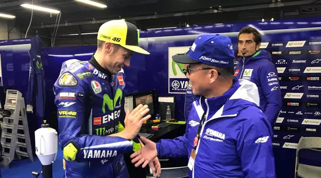 Rossi Down Hand in Development of New Yamaha Motor