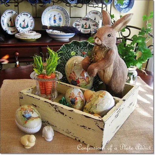 CONFESSIONS OF A PLATE ADDICT Rustic Box Dressed for Easter Easter box