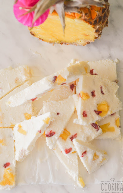 Yogurt and Pineapple Bark