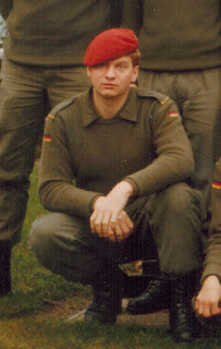 F. Roland A. Richter während seines Wehrdienstes bei der Bundesweht (1989/90)