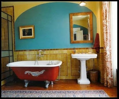 Colorful Bathroom - House architecture