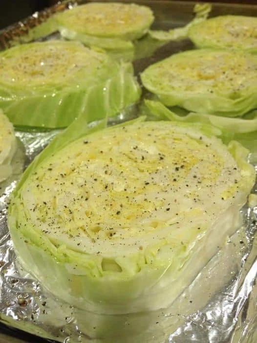 Easy Baked cabbage steaks recipe