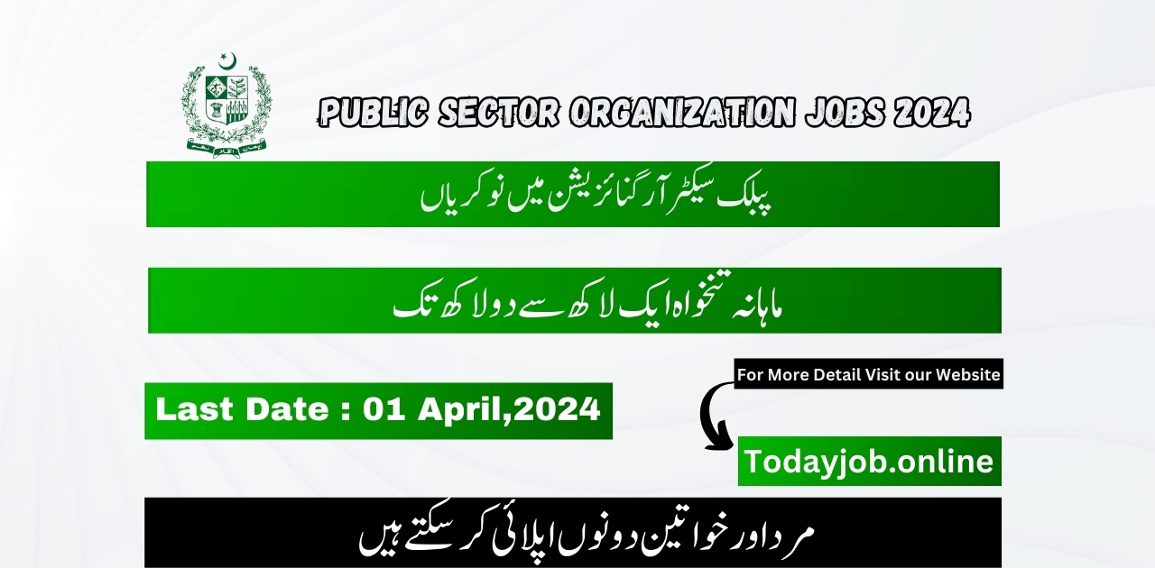 Public Sector Organization Jobs 2024