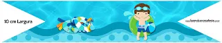 Boy in Pool: Free Party Printables