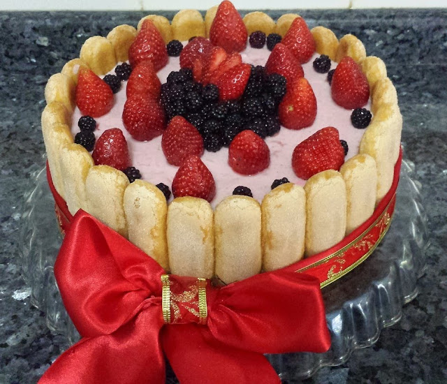 Charlotte Cake de fresas