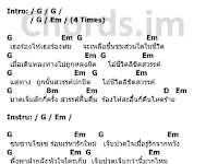 คอร์ดเพลง คนเช็ดเงา - มาลีฮวนน่า