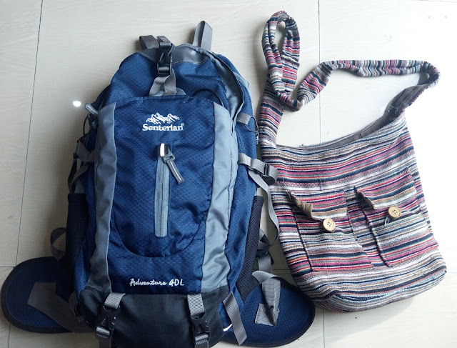 bags while travelling