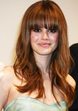 Celebrity Fringe Hairstyles