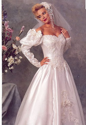 Wedding Gown long sleeved.