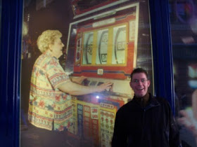 Richard Gottfried and the HUGE 'Vegas' scene on an Amusement Arcade in Liverpool.