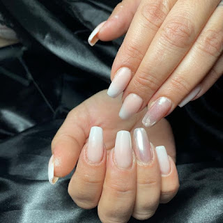 white french nails ideas