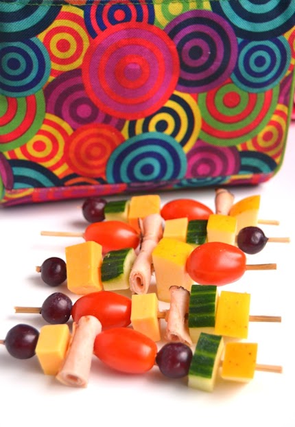 Easy Lunch Kebabs + Tips for Packing Your Kids Lunch 