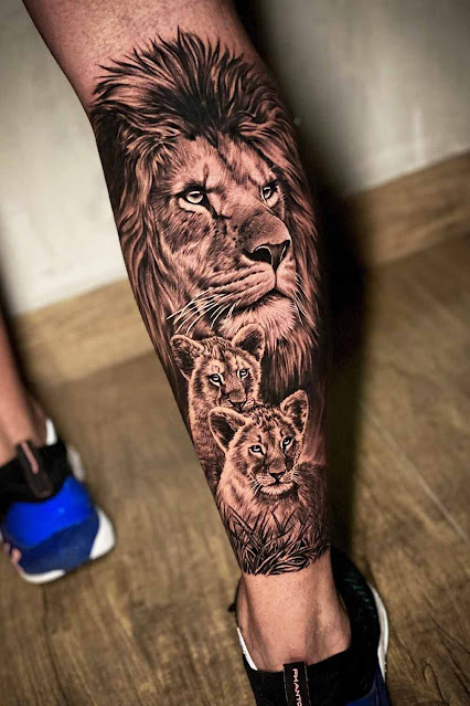 40 tatuagens de leão para os homens