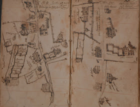 A hand-drawn map of Uxbridge.