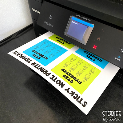 If you're tired of writing the same notes and reminders each day, try printing them on sticky notes instead. Here's a quick tutorial to get you started.