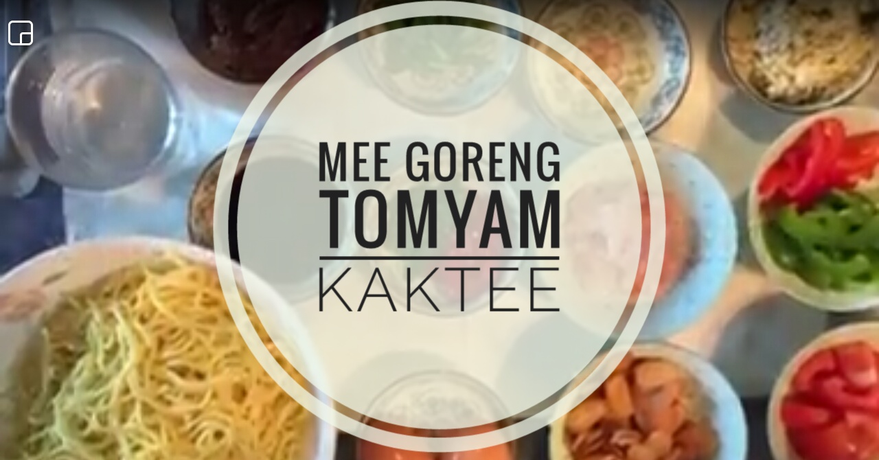 KOLEKSI RESEPI TOMYAM KAKTEE DENGAN PES TOMYAM THAI - OGOS 