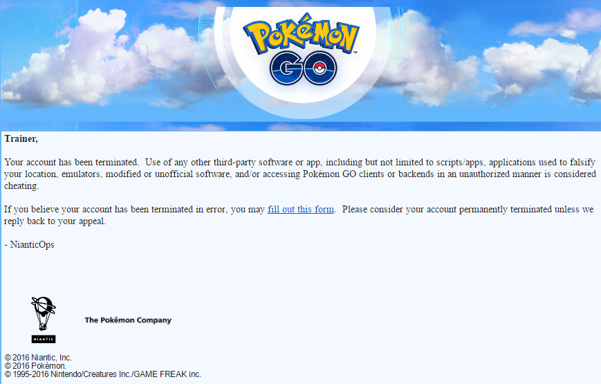 Cara Mengembalikan Akun Pokemon GO dari Banned Permanen