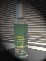 grass cucumber cedarwood bench body spray