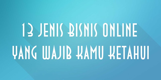 13 jenis bisnis