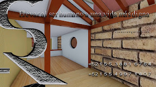Proyecto virtual de casa habitación tipo cabaña