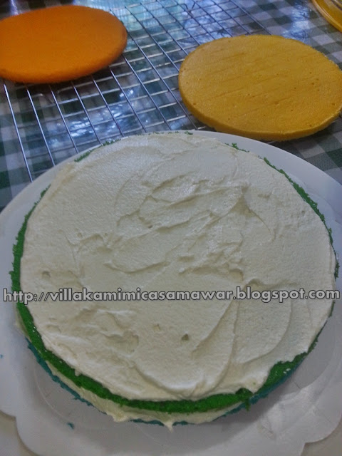 Villakamimicasamawar: Kek Pelangi a.k.a. Rainbow Cake