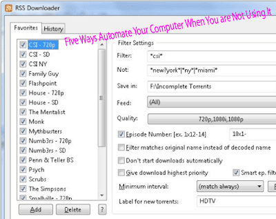 Computer Tips: Five Ways Automate Your Computer When You are Not Using It