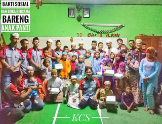 BAKSOS KCS DAN BUKA BERSAMA BARENG PANTI ASUHAN SAHABAT YATIM SURABAYA