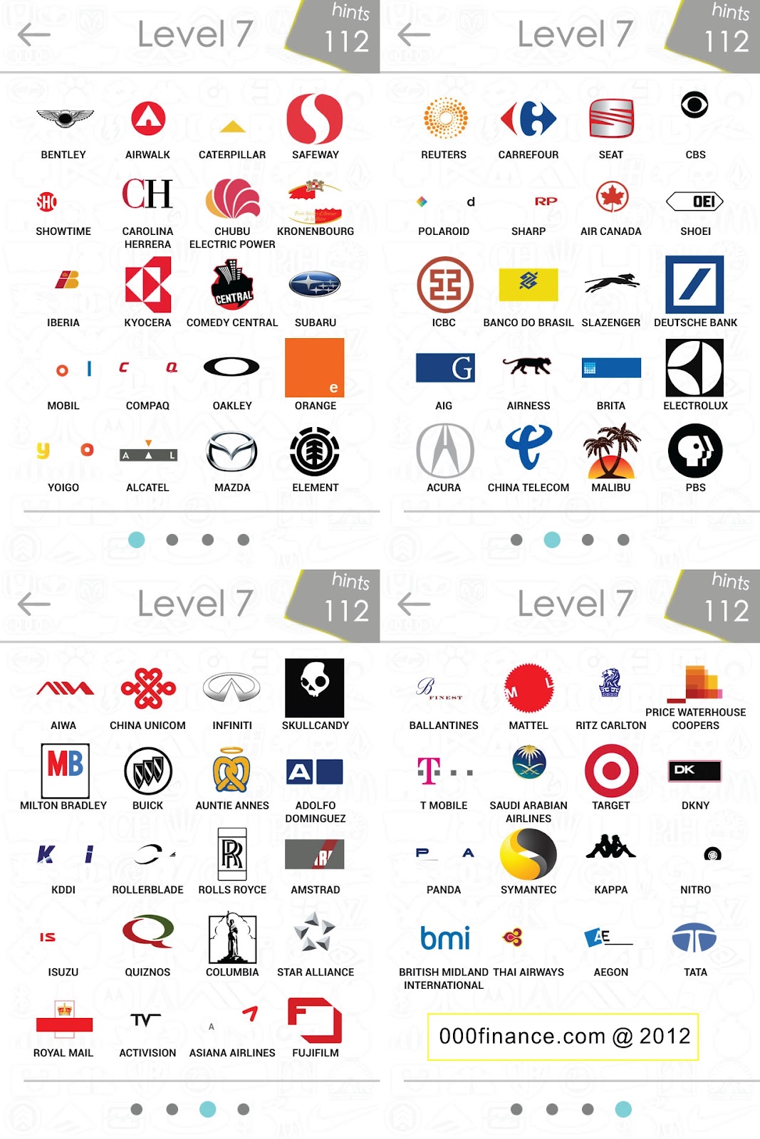 Brand Logos Quiz Answers Level 7 | Logo Wallpaper