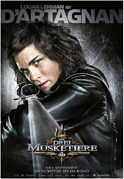 HOLLYWOOD SPY SPOTLIGHTS THE THREE MUSKETEERS WITH LOGAN LERMAN 