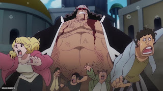 ワンピース アニメ 1102話 バーソロミュー・くま レッドライン ONE PIECE Episode 1102 kuma